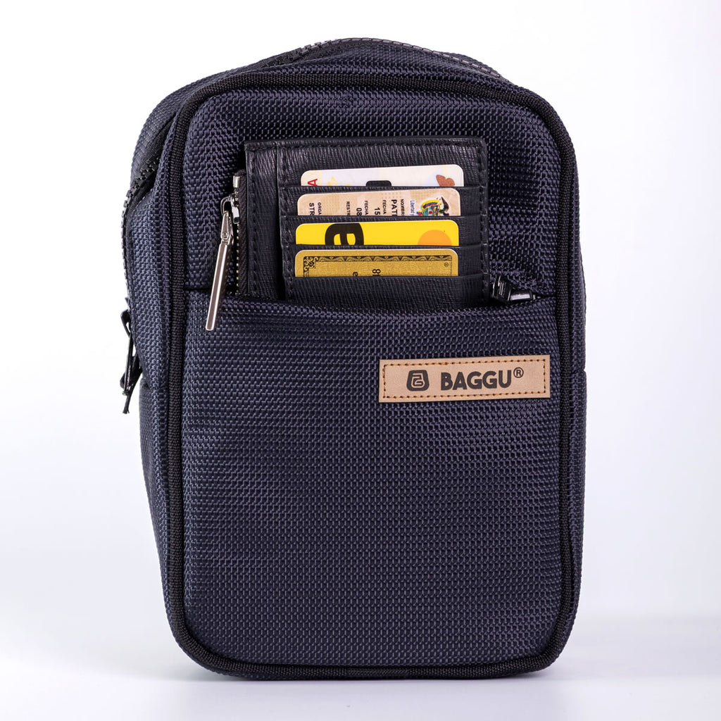 Cross Body Mini Baggu color Azúl Turquí - CB502