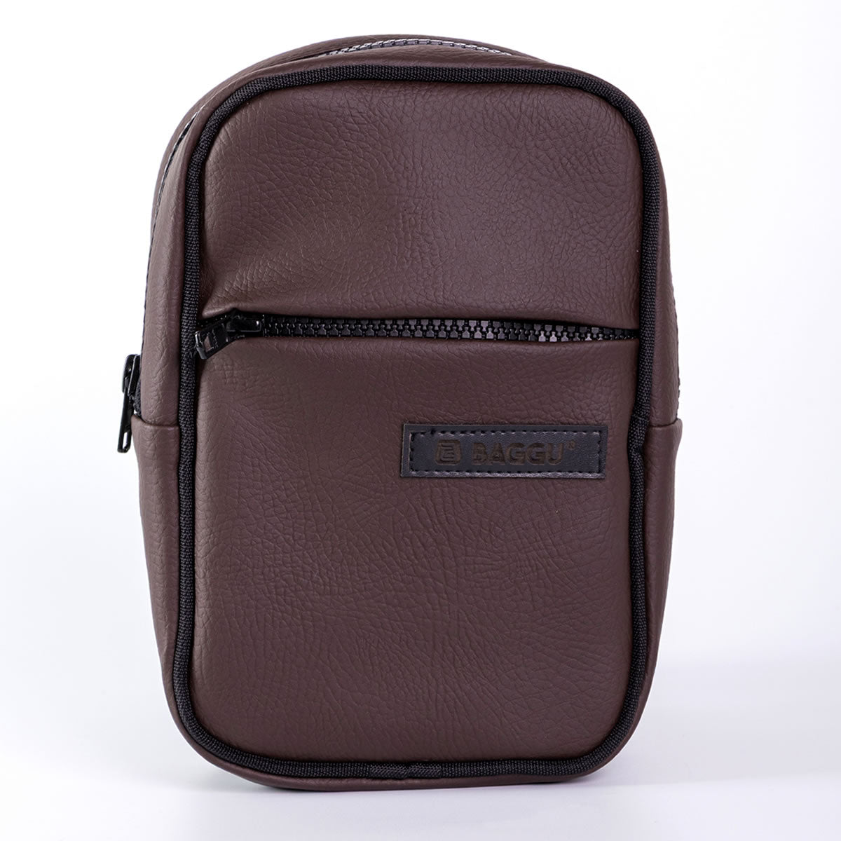 Cross Body Mini Baggu color Piel Café - CB503 Imagen principal del producto