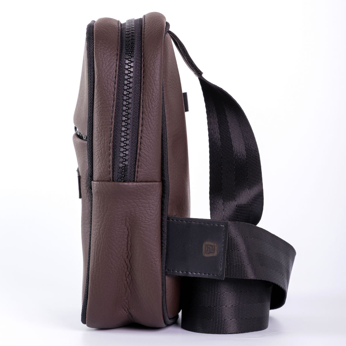 Cross Body Mini Baggu color Piel Café - CB503 Imagen secundaria del producto