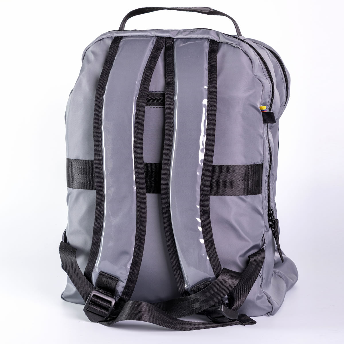 Morral College Baggu color Gris - MC303