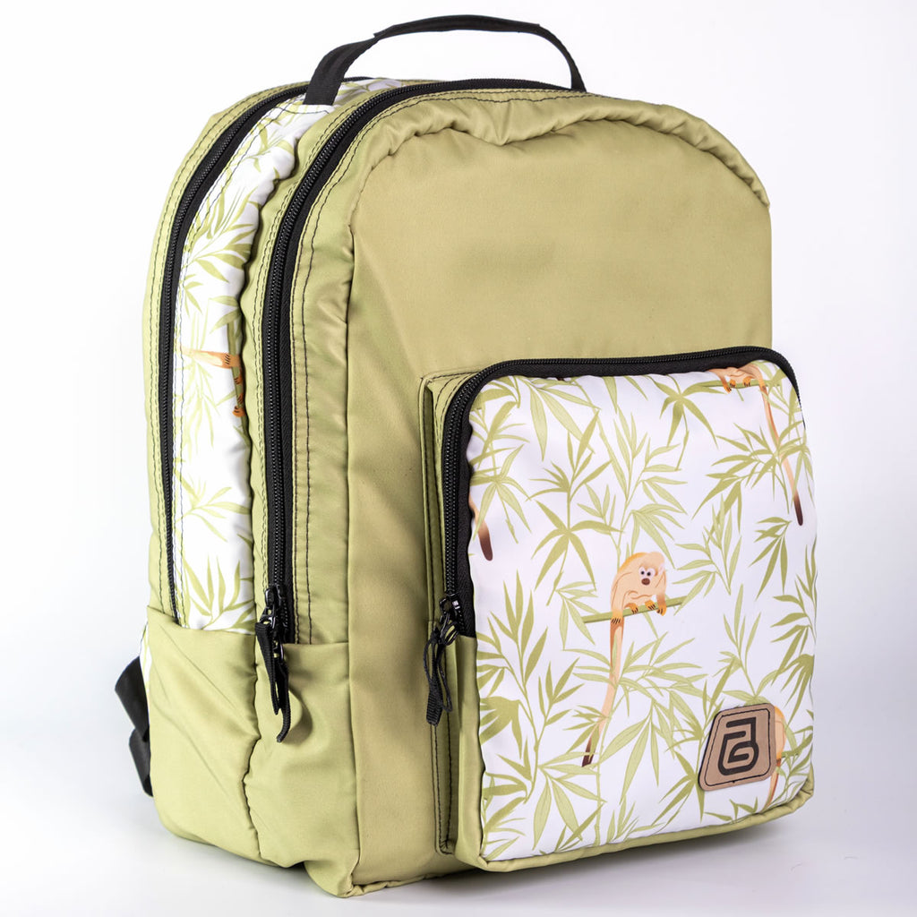 Morral College Baggu Mono Ardilla color Verde- MC306