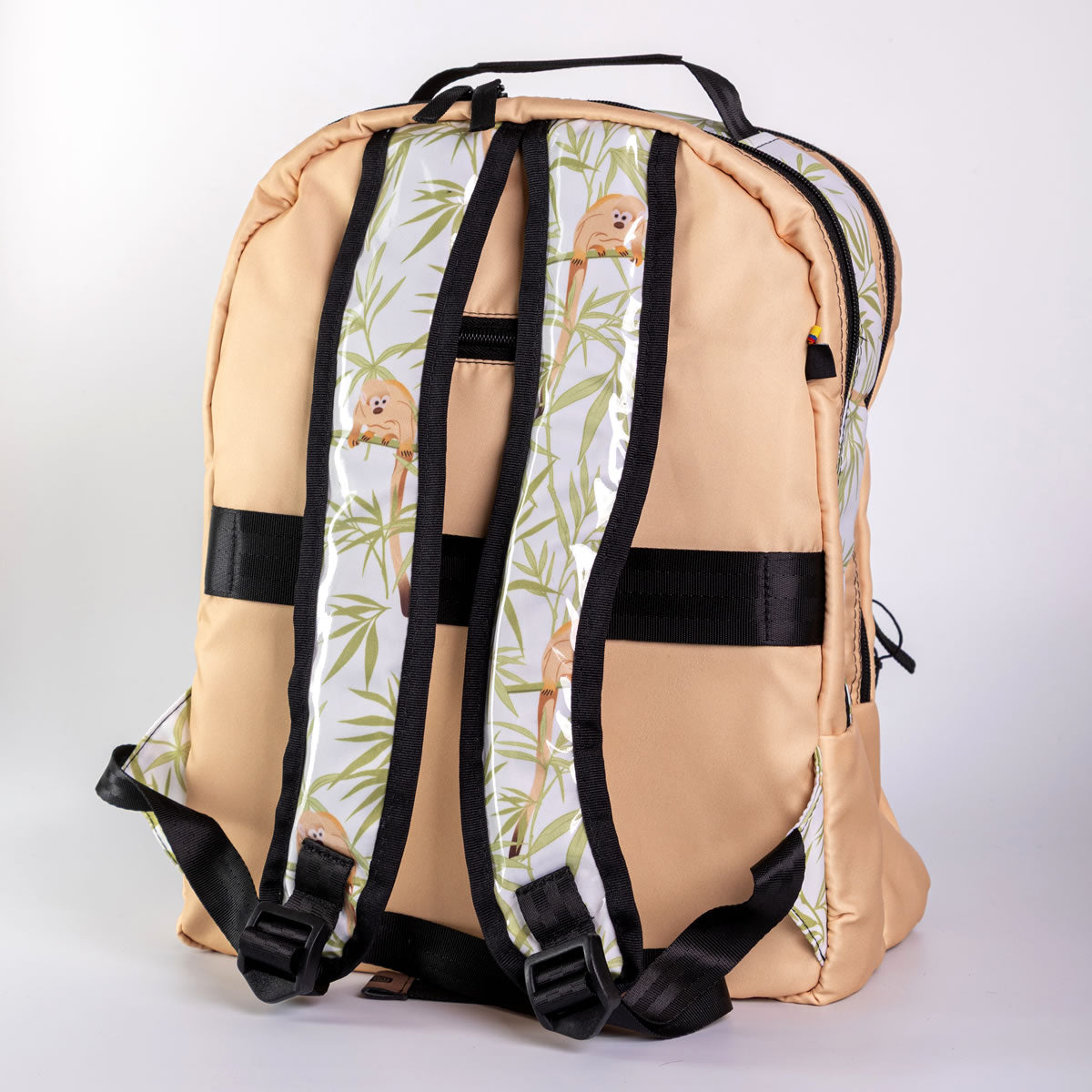 Morral College Baggu Mono Ardilla color Curuba - MC307 Imagen secundaria del producto