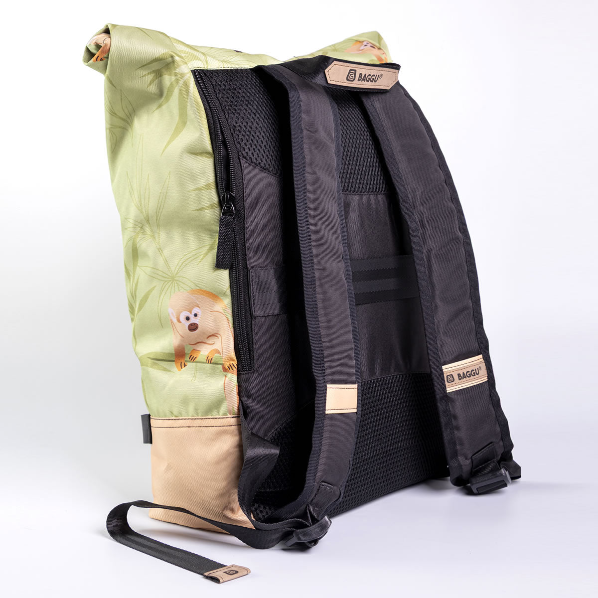 Morral Urbano Baggu Mono Ardilla color Verde - MU205