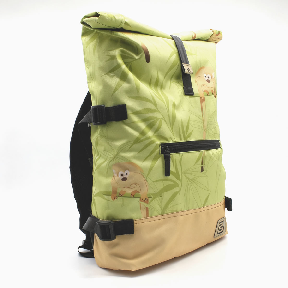 Morral Urbano Baggu Mono Ardilla color Verde - MU205 Imagen secundaria del producto