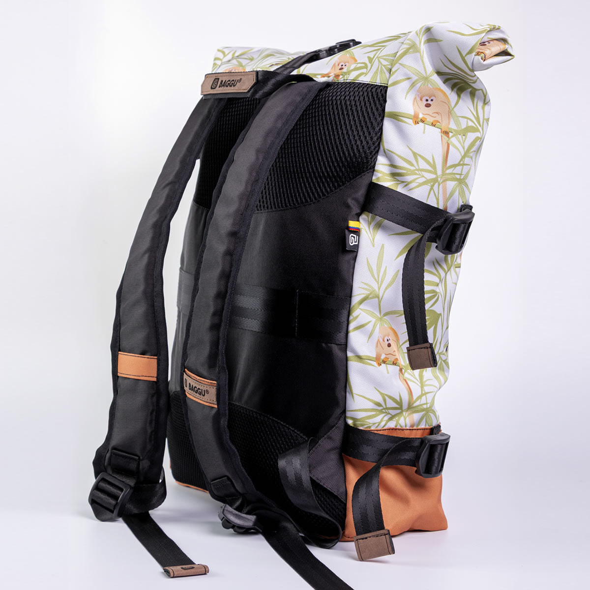 Morral Urbano Baggu Mono Ardilla color Blanco - MU206