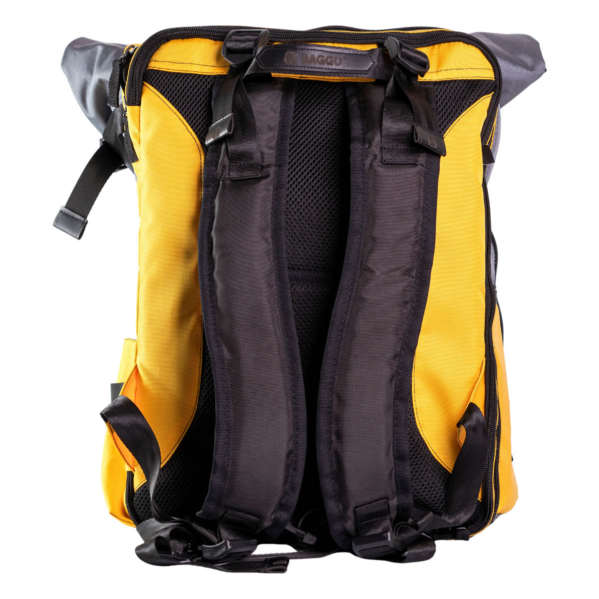 Morral Viajero Baggu color Mostaza / Gris - MV104