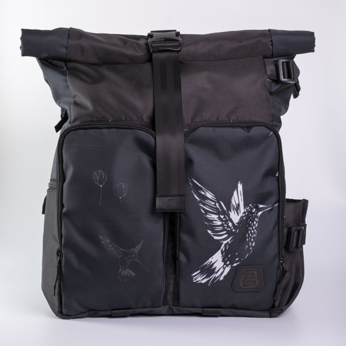 Morral Viajero Baggu Colibrí color Negro - MV105