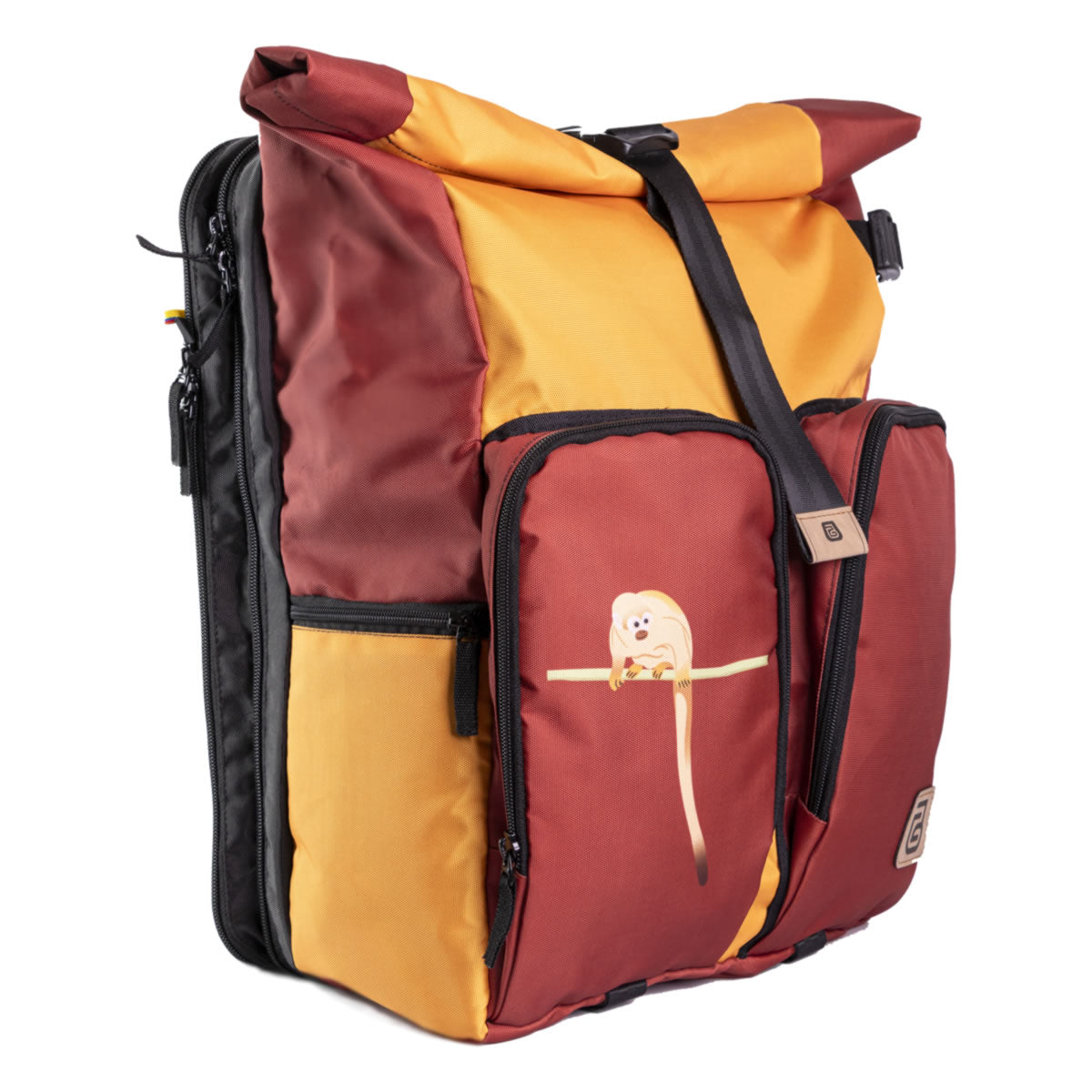 Morral Viajero Baggu Mono Ardilla color Marrón - MV106 Imagen secundaria del producto