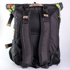 Morral Viajero Baggu Victoria Regia color Verde bolsillo estampado - MV110