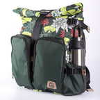 Morral Viajero Baggu Victoria Regia color Verde bolsillo unicolor - MV111