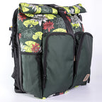 Morral Viajero Baggu Victoria Regia color Verde bolsillo unicolor - MV111