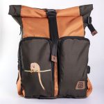 Morral Viajero Baggu Mono Ardilla color Oliva - MV107