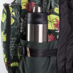 Morral Viajero Baggu Victoria Regia color Verde bolsillo estampado - MV110 - Imagen 4